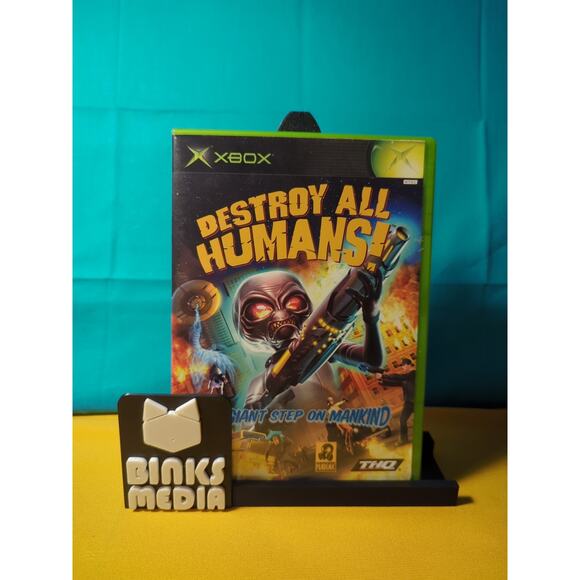 Destroy All Humans (Microsoft Xbox, 2005) CIB Complete - Picture 1 of 5